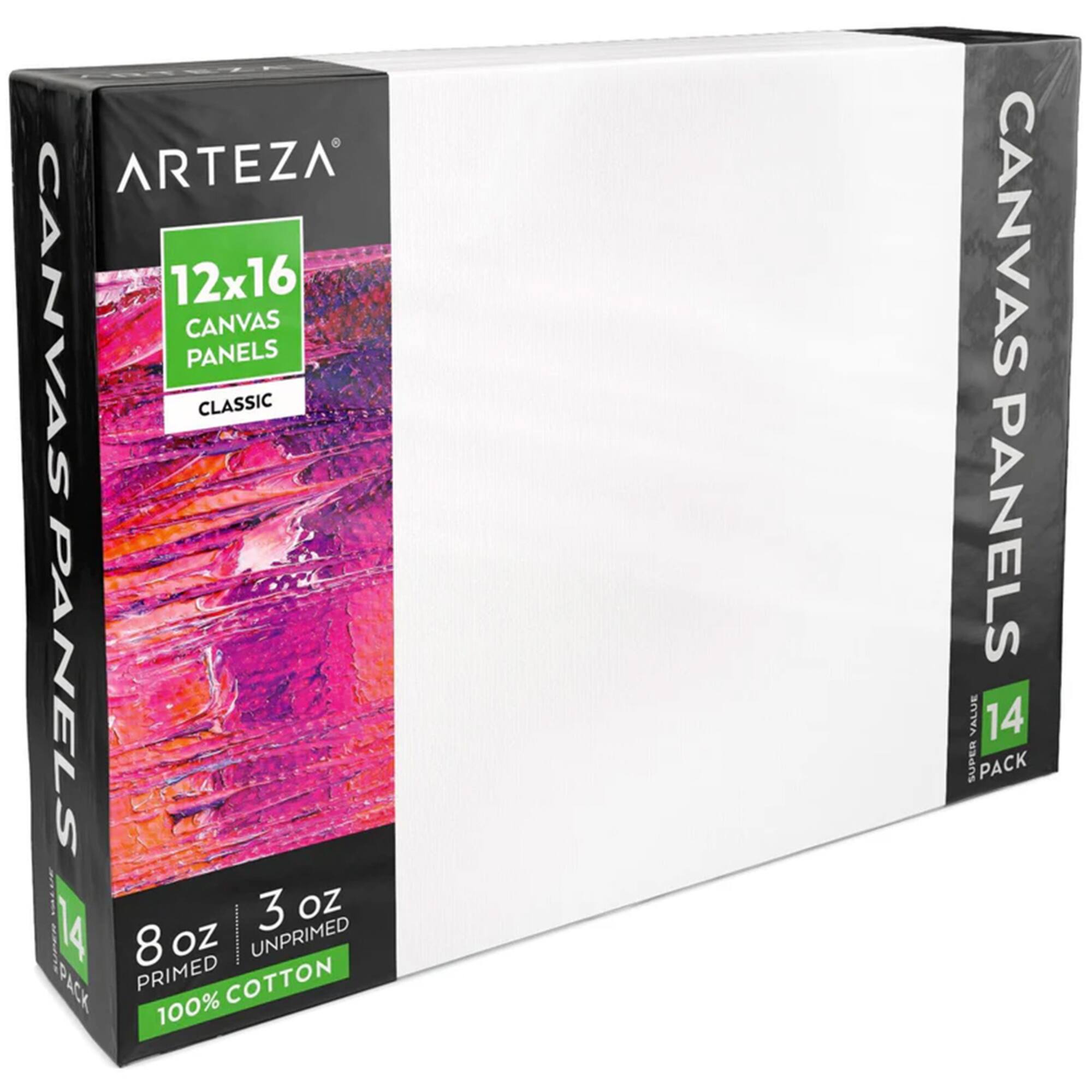 Arteza® White Canvas Panels